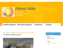 Tablet Screenshot of florence-mueller.ch